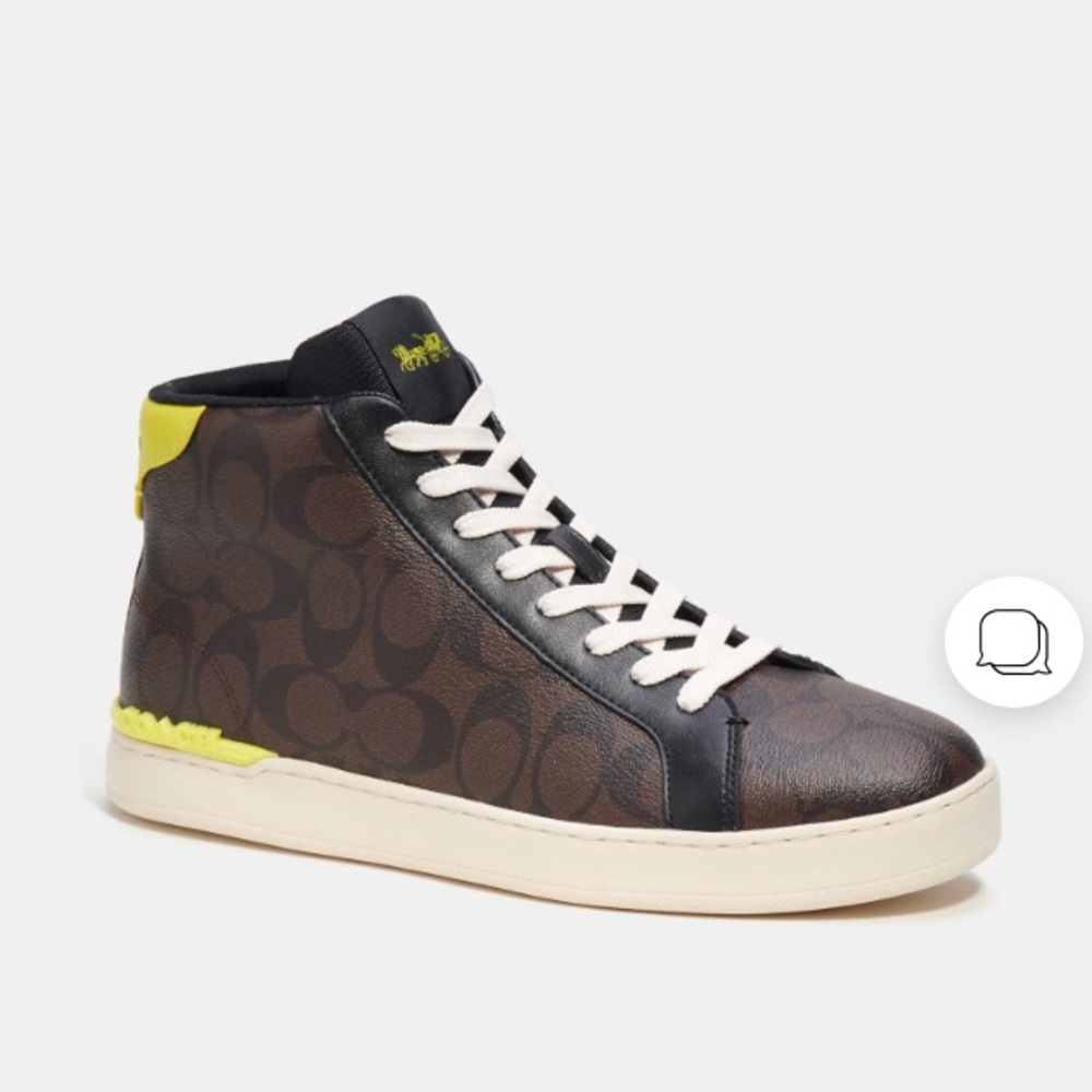 NWB COACH HIGH TOP SIGNATURE SHOES